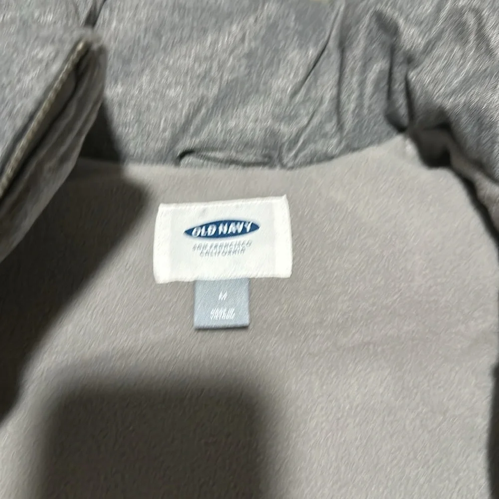 Old Navy Gray Puffer Vest - Picture 2 of 5